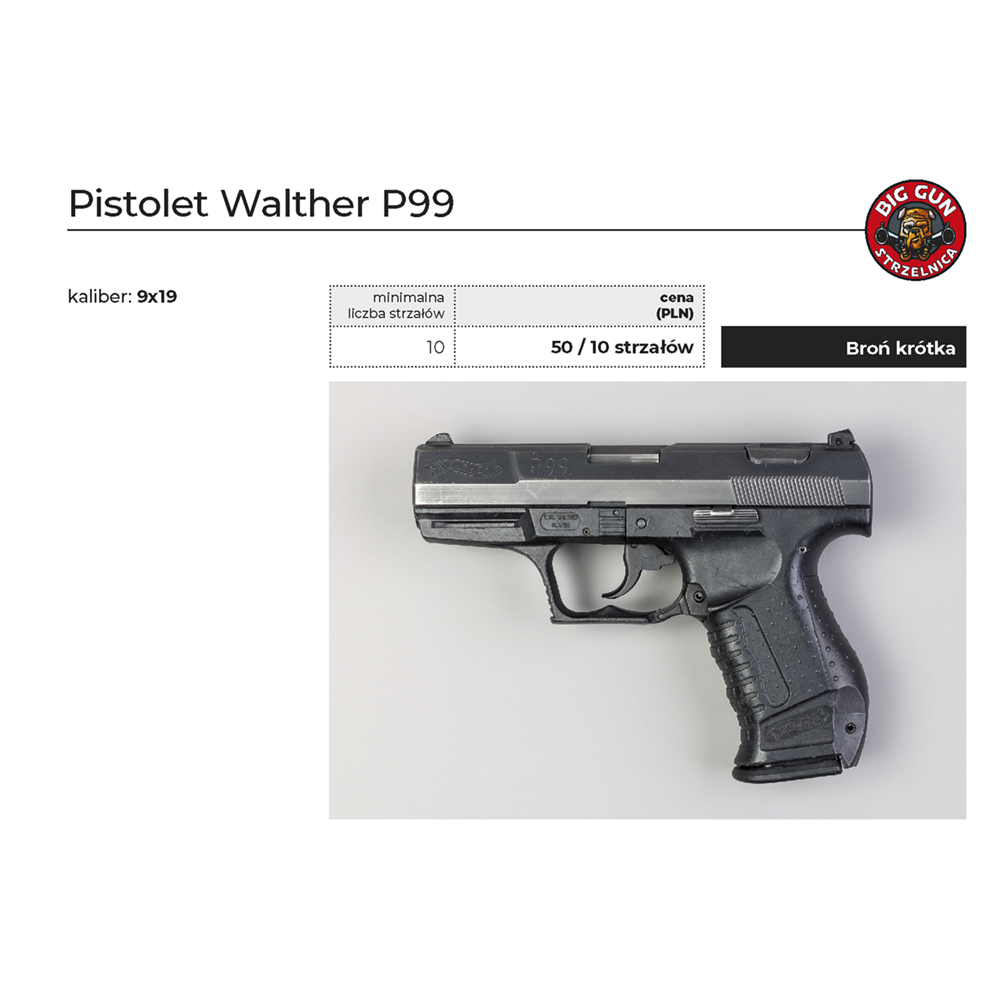 Pistolet Walther P99