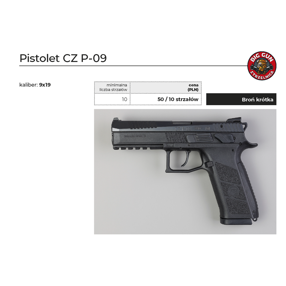 Pistolet CZ P-09