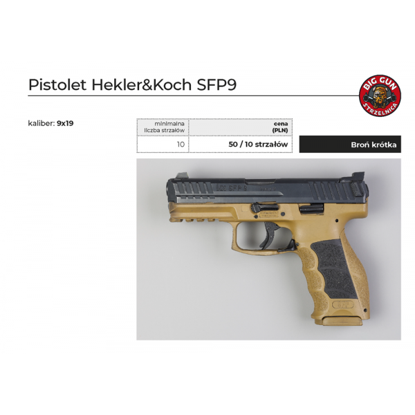 Pistolet Hekler&Koch SFP9
