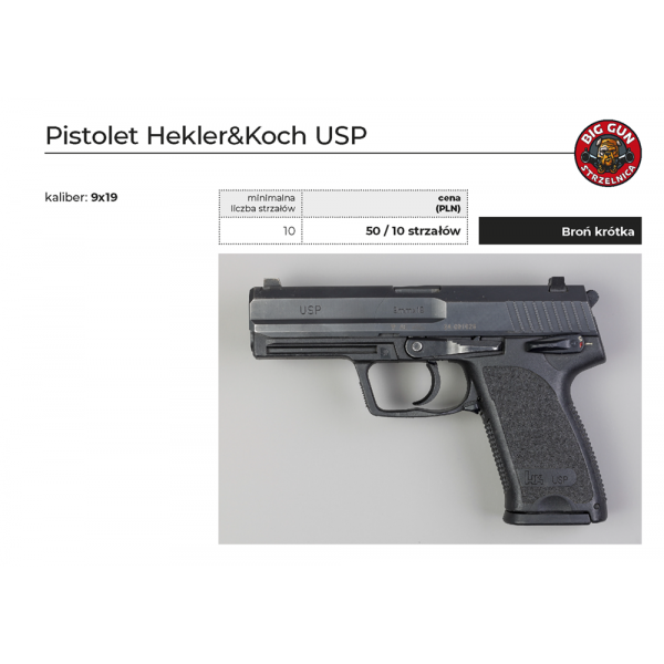 Pistolet Hekler&Koch USP