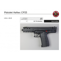 Pistolet Keltec CP33