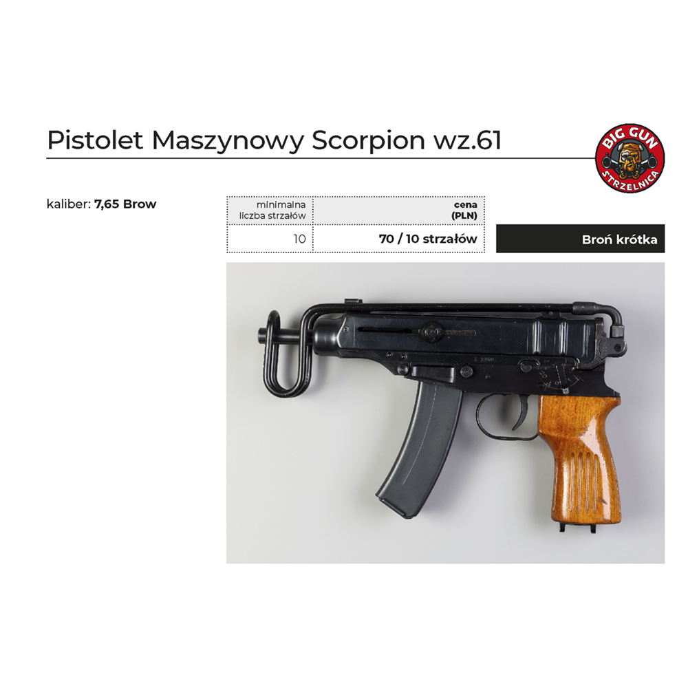 Pistolet Maszynowy Scorpion wz.61