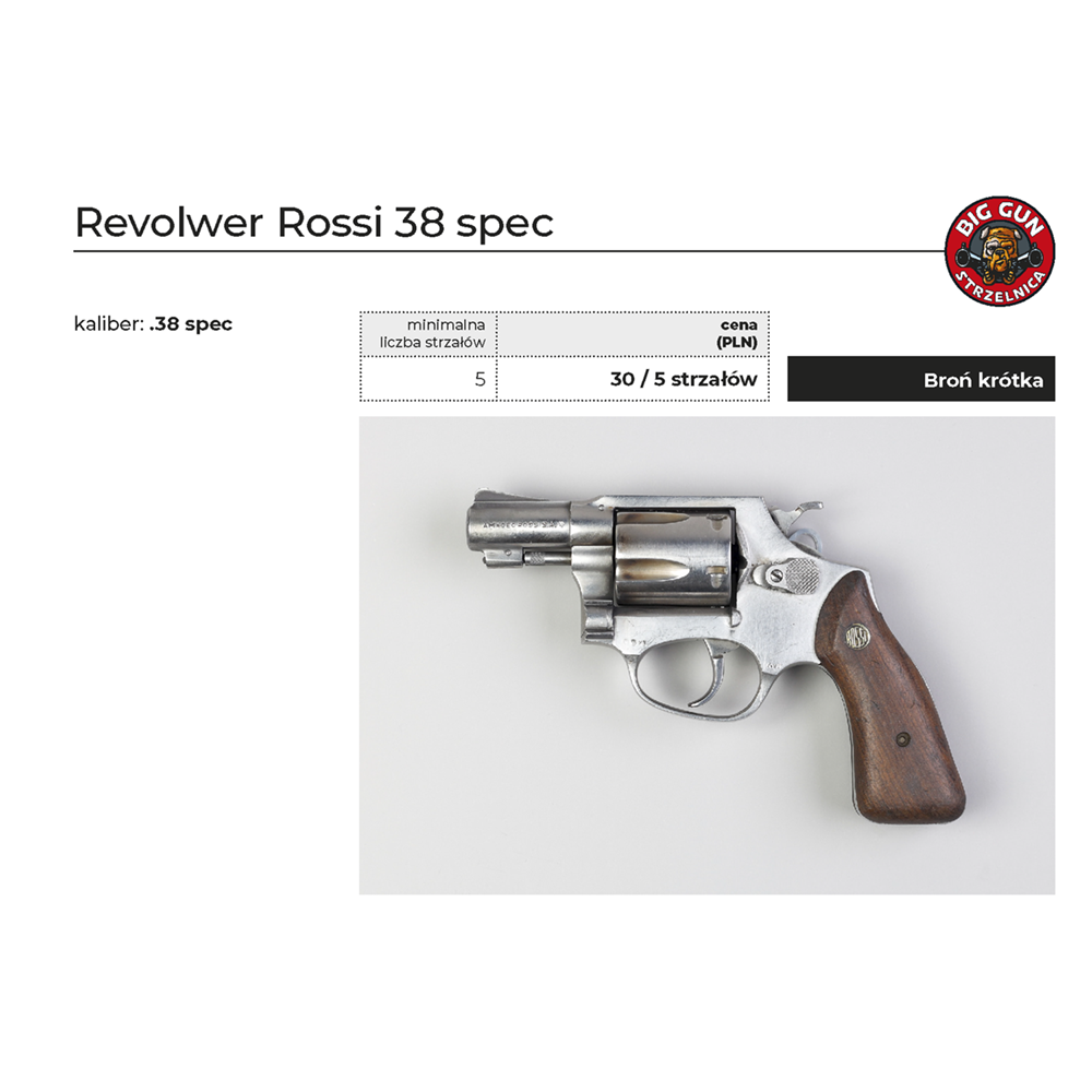 Revolwer Rossi 38 spec