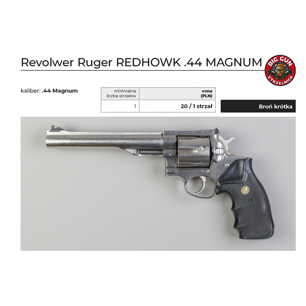 Revolwer Ruger REDHOWK .44...