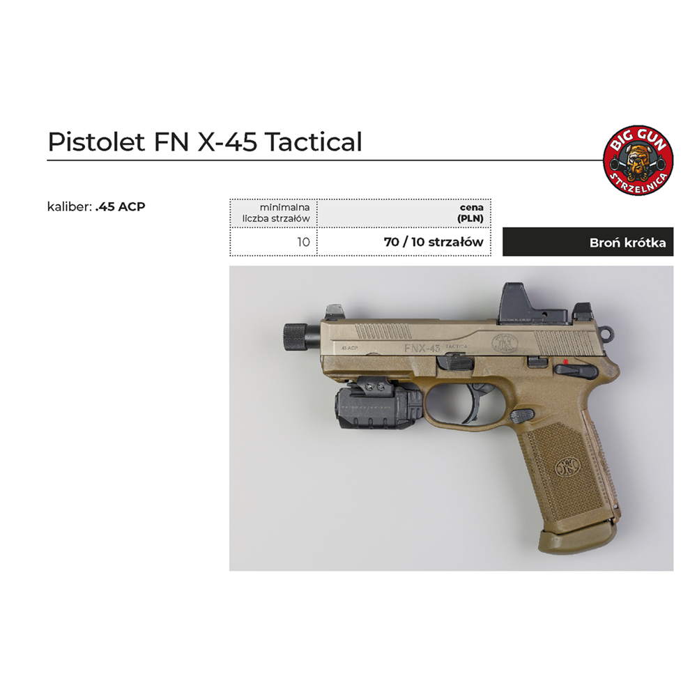 Pistolet FN X-45 Tactical