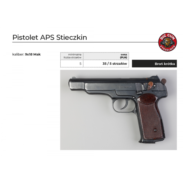 Pistolet APS Stieczkin