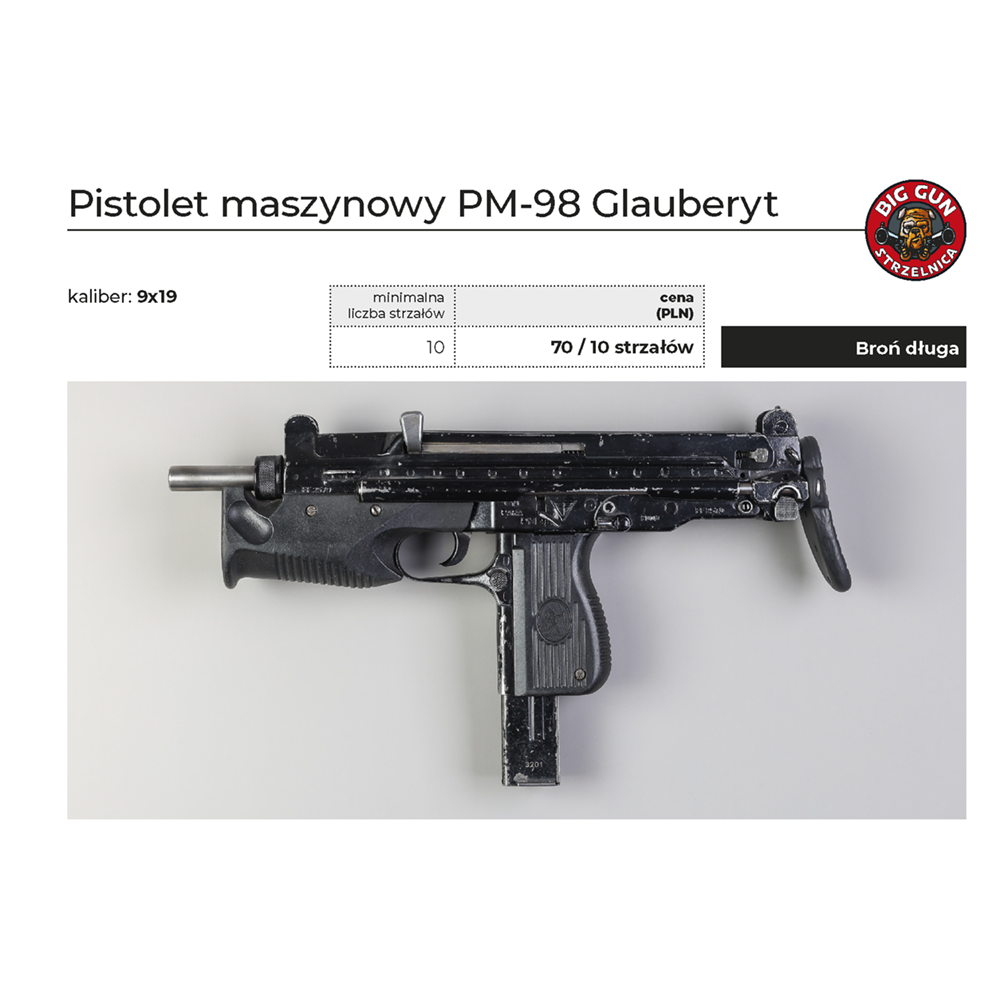 Pistolet maszynowy PM-98 Glauberyt