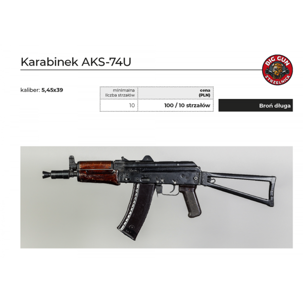 Karabinek AKS-74U