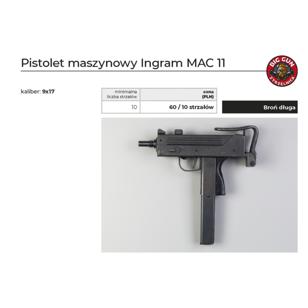 Pistolet maszynowy Ingram MAC 11