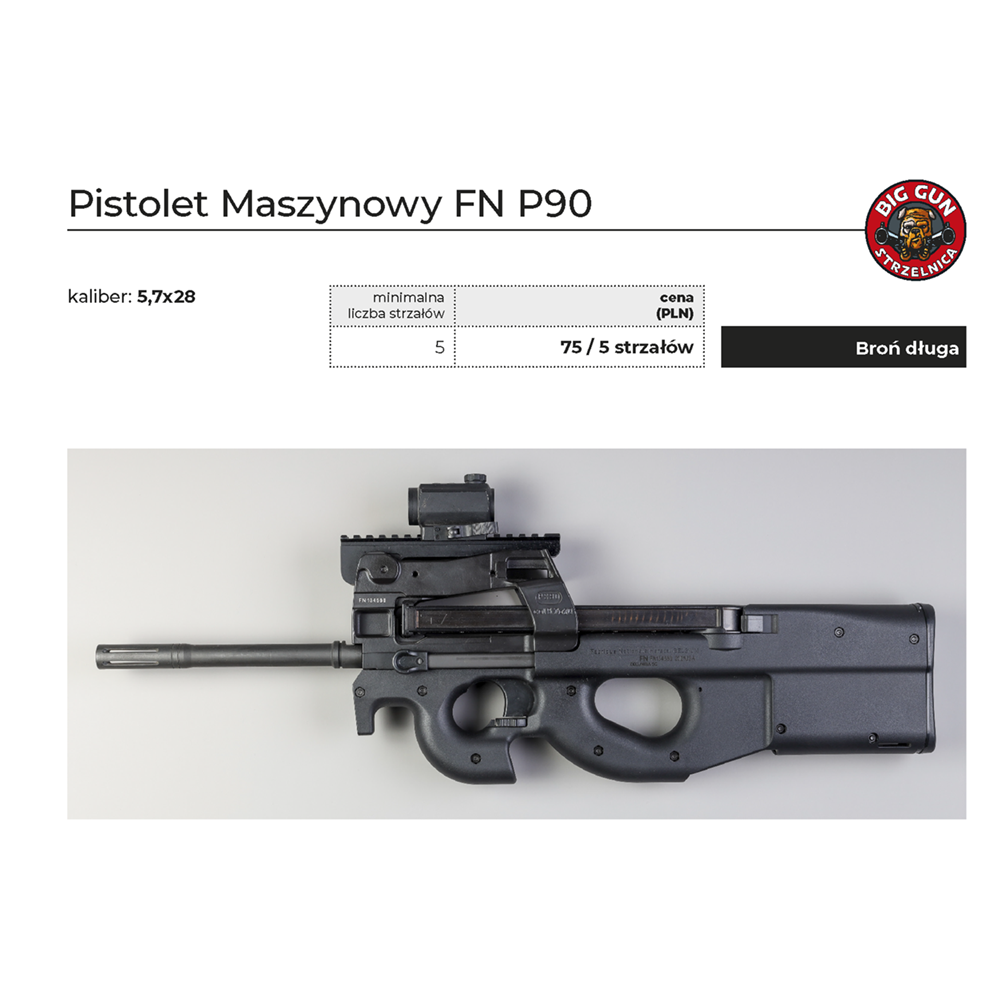Pistolet Maszynowy FN P90